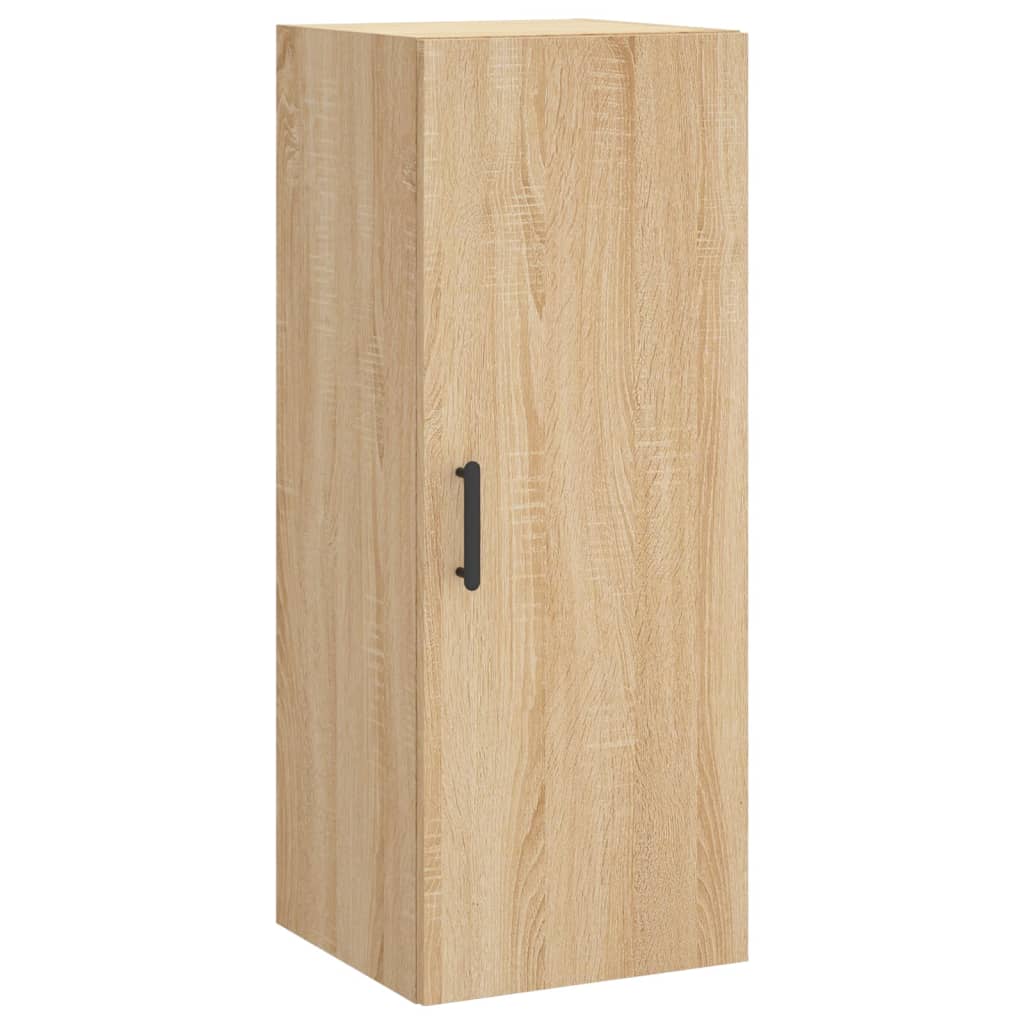 vidaXL Dulap montat pe perete, stejar sonoma, 34,5x34x90 cm