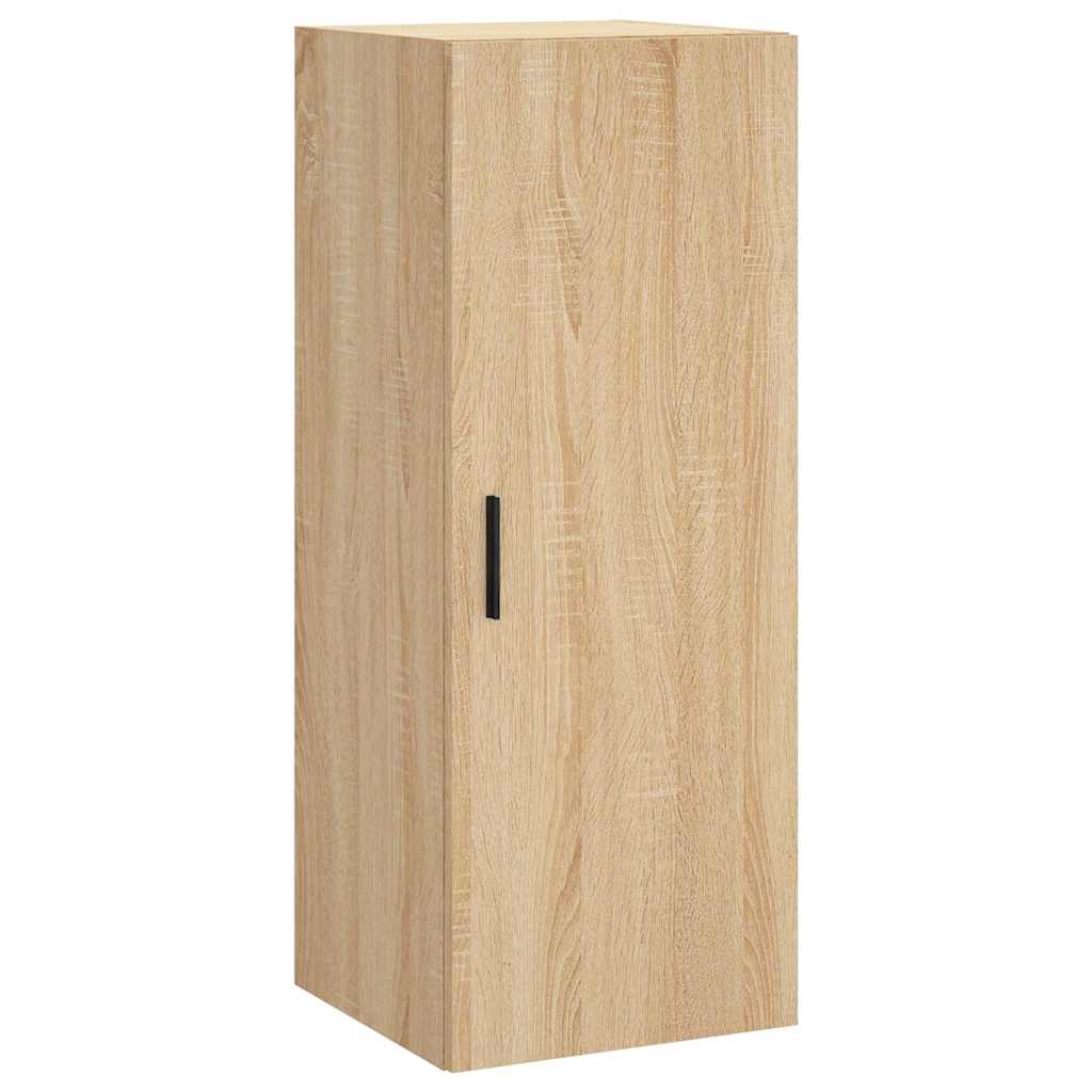 vidaXL Dulap montat pe perete, stejar sonoma, 34,5x34x90 cm