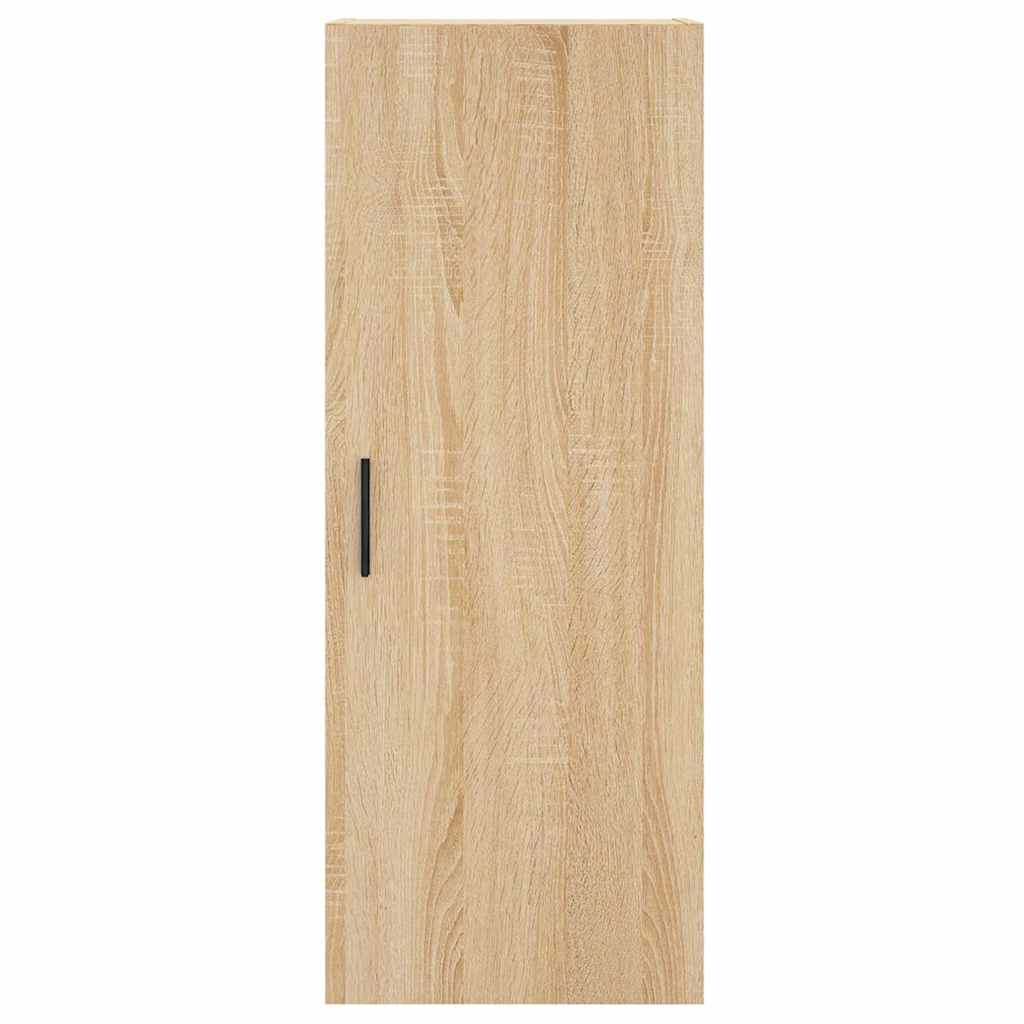 vidaXL Dulap montat pe perete, stejar sonoma, 34,5x34x90 cm