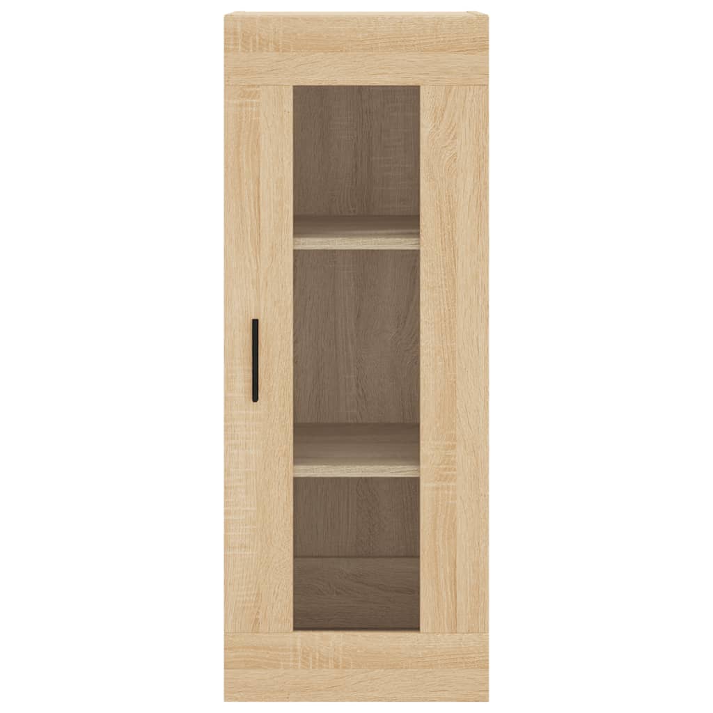 vidaXL Dulap montat pe perete, stejar sonoma, 34,5x34x90 cm