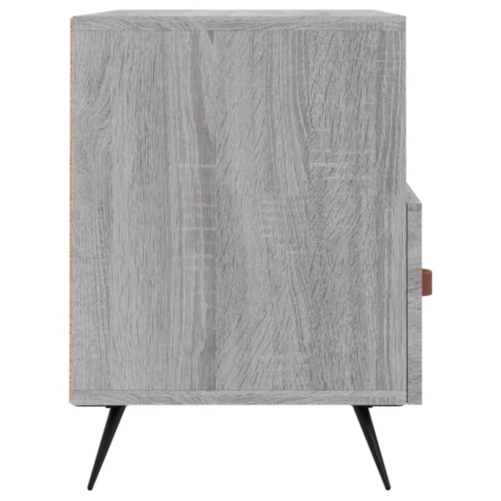 vidaXL Comodă TV, gri sonoma, 80x36x50 cm, lemn prelucrat vidaXL Comodă TV, gri sonoma, 80x36x50 cm, lemn prelucrat