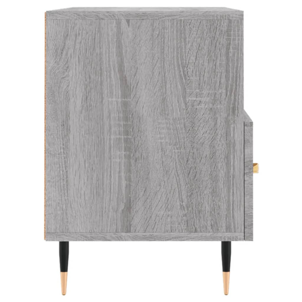 vidaXL Comodă TV, gri sonoma, 80x36x50 cm, lemn prelucrat vidaXL Comodă TV, gri sonoma, 80x36x50 cm, lemn prelucrat