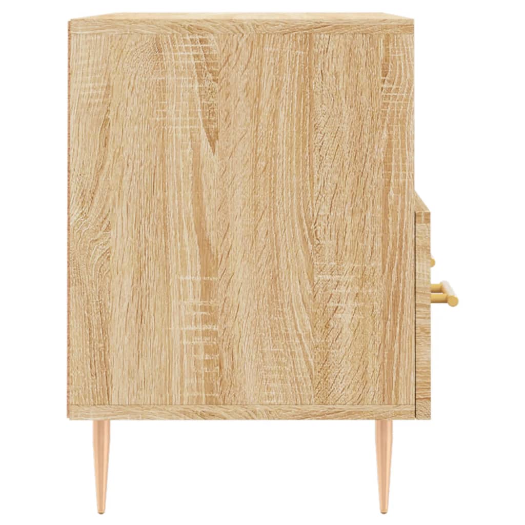 vidaXL Comodă TV, stejar sonoma, 80x36x50 cm, lemn prelucrat