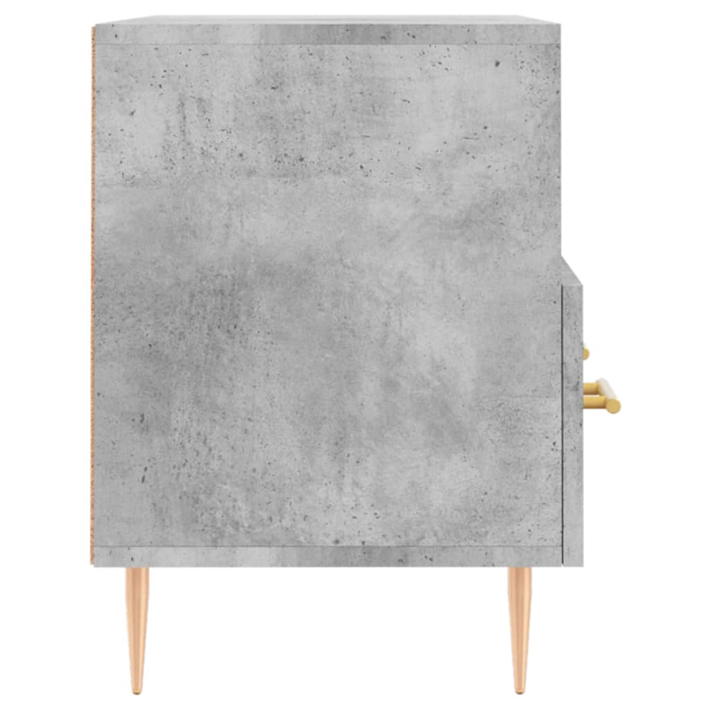 vidaXL Comodă TV, gri beton, 80x36x50 cm, lemn compozit vidaXL Comodă TV, gri beton, 80x36x50 cm, lemn compozit