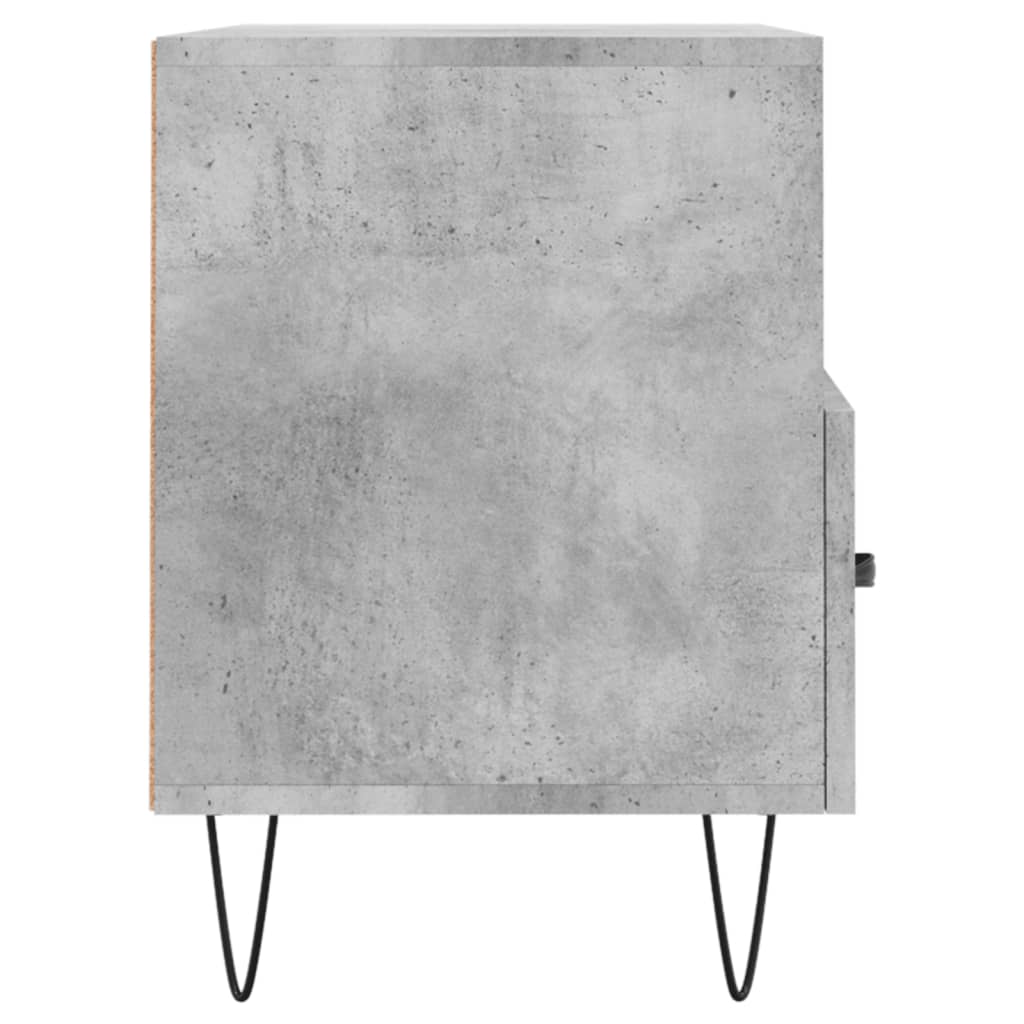 vidaXL Comodă TV, gri beton, 80x36x50 cm, lemn compozit vidaXL Comodă TV, gri beton, 80x36x50 cm, lemn compozit