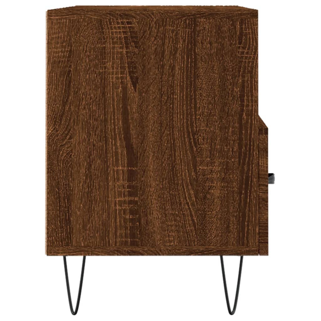 vidaXL Comodă TV, stejar maro, 80x36x50 cm, lemn prelucrat vidaXL Comodă TV, stejar maro, 80x36x50 cm, lemn prelucrat