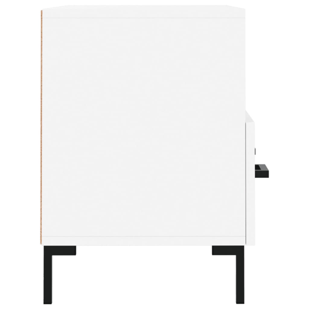 vidaXL Comodă TV, alb, 80x36x50 cm, lemn prelucrat vidaXL Comodă TV, alb, 80x36x50 cm, lemn prelucrat