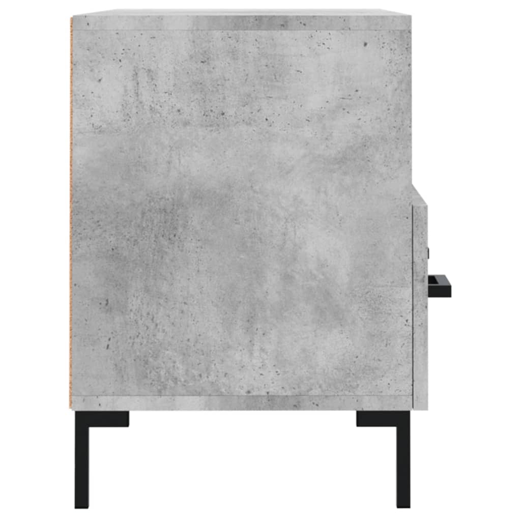 vidaXL Comodă TV, gri beton, 80x36x50 cm, lemn compozit vidaXL Comodă TV, gri beton, 80x36x50 cm, lemn compozit