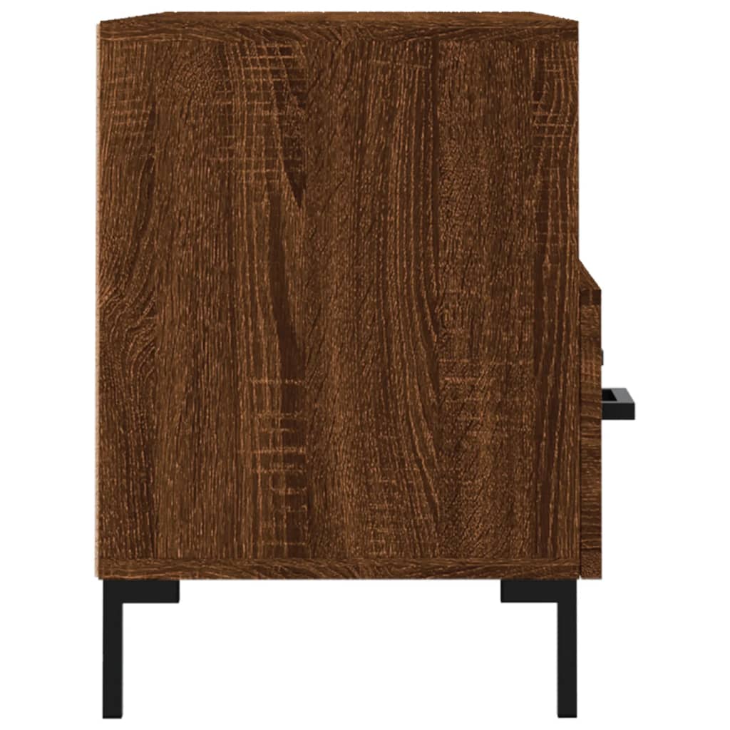 vidaXL Comodă TV, stejar maro, 80x36x50 cm, lemn prelucrat vidaXL Comodă TV, stejar maro, 80x36x50 cm, lemn prelucrat