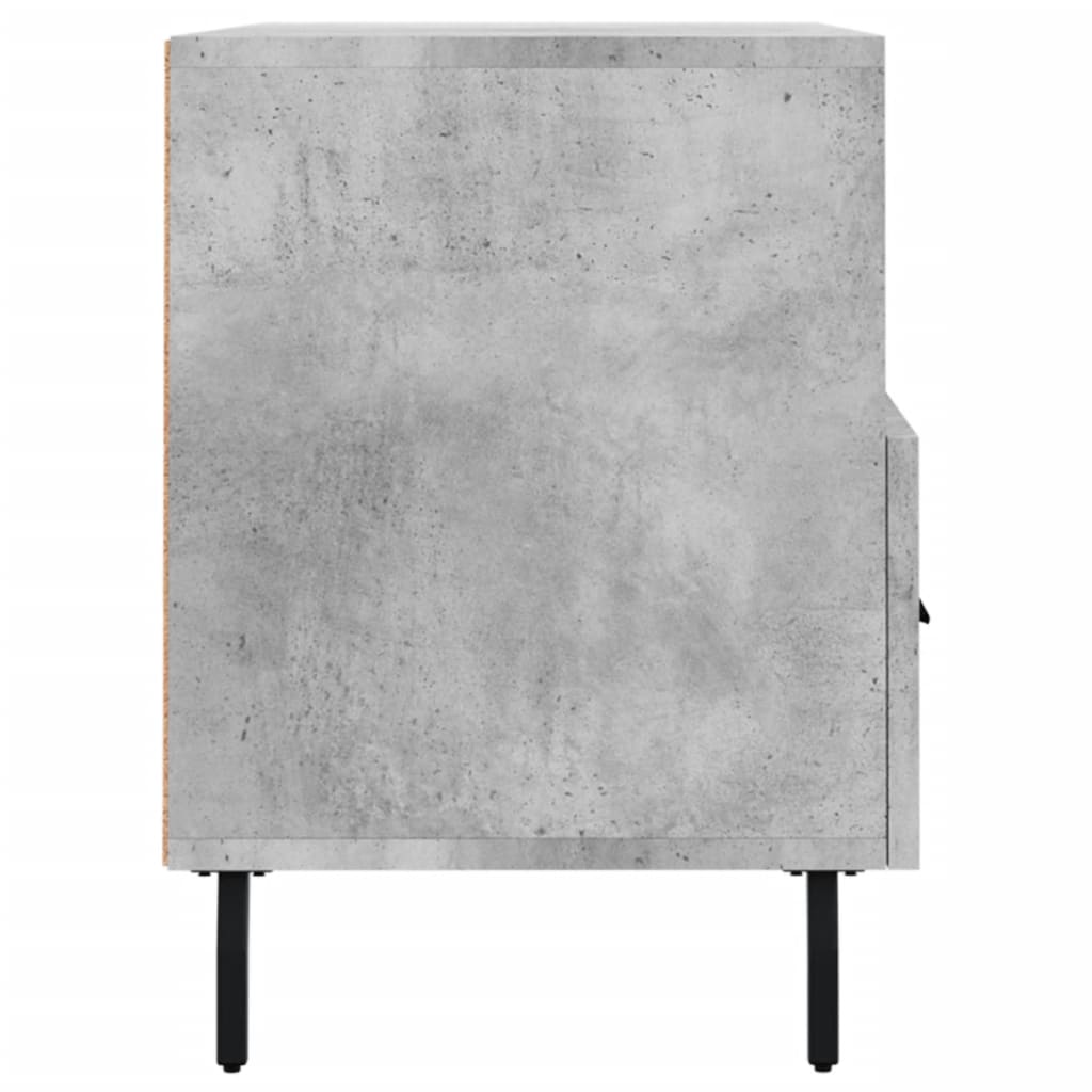 vidaXL Comodă TV, gri beton, 80x36x50 cm, lemn compozit vidaXL Comodă TV, gri beton, 80x36x50 cm, lemn compozit