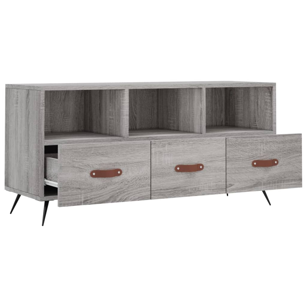 vidaXL Dulap TV, gri sonoma, 102x36x50 cm, lemn prelucrat