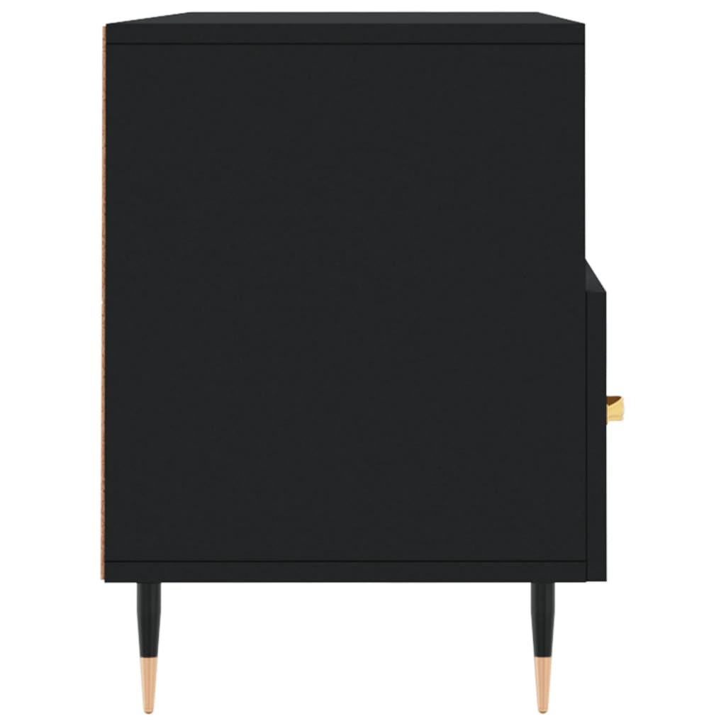 vidaXL Dulap TV, negru, 102x36x50 cm, lemn prelucrat