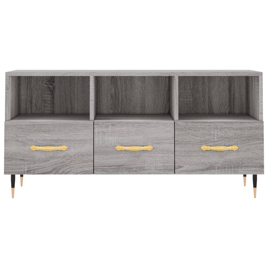 vidaXL Dulap TV, gri sonoma, 102x36x50 cm, lemn prelucrat