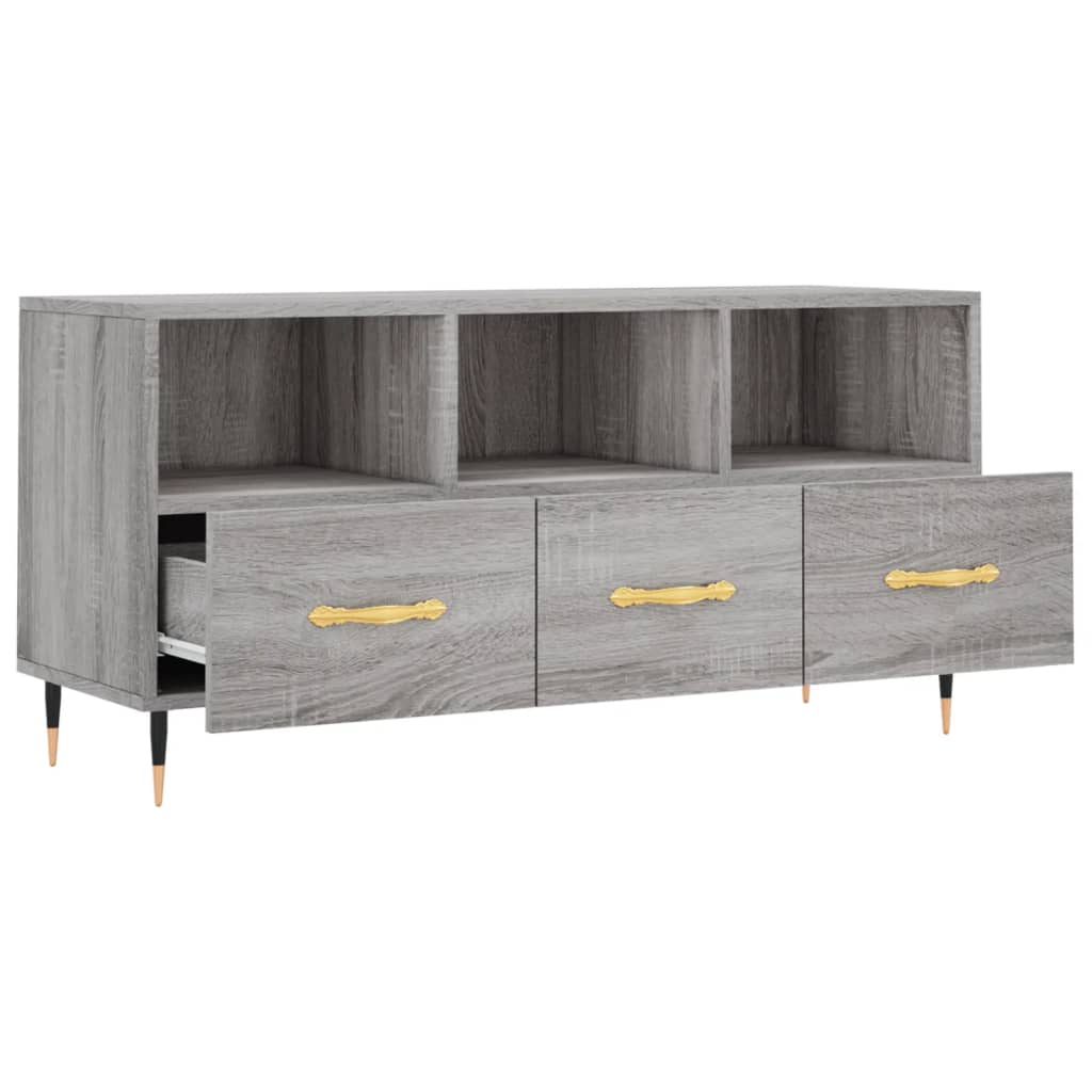 vidaXL Dulap TV, gri sonoma, 102x36x50 cm, lemn prelucrat