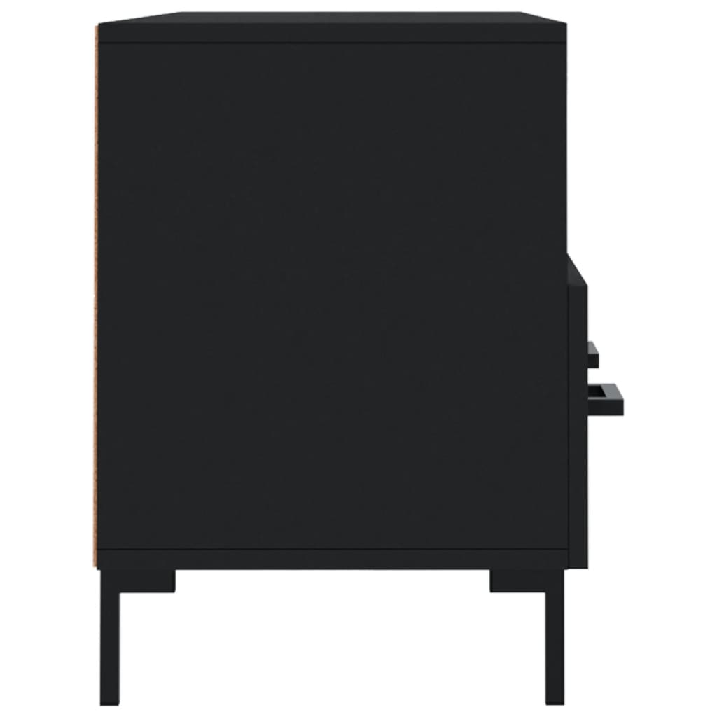 vidaXL Dulap TV, negru, 102x36x50 cm, lemn prelucrat