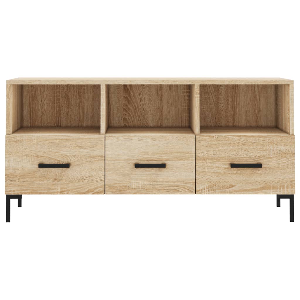 vidaXL Dulap TV stejar sonoma, 102x36x50 cm, lemn prelucrat