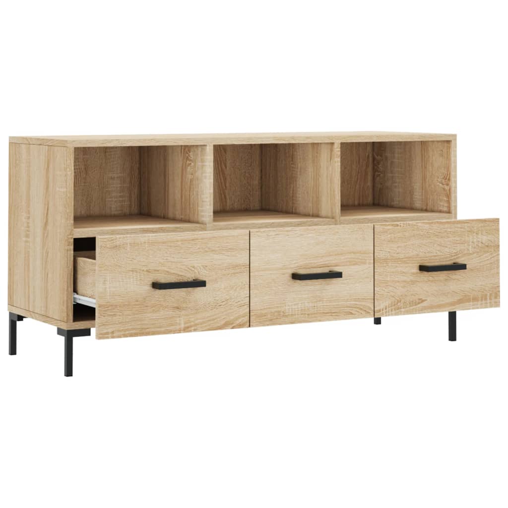 vidaXL Dulap TV stejar sonoma, 102x36x50 cm, lemn prelucrat