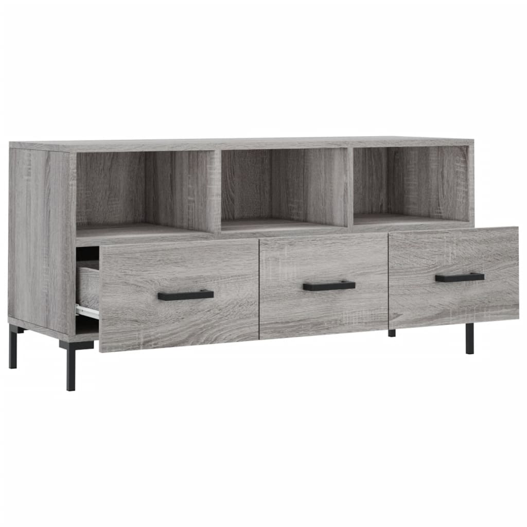 vidaXL Dulap TV, gri sonoma, 102x36x50 cm, lemn prelucrat