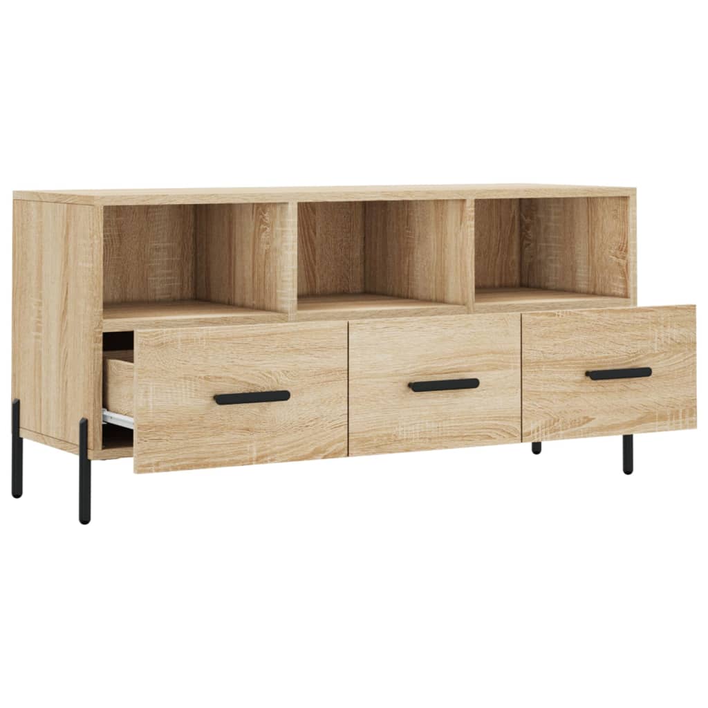 vidaXL Dulap TV stejar sonoma, 102x36x50 cm, lemn prelucrat