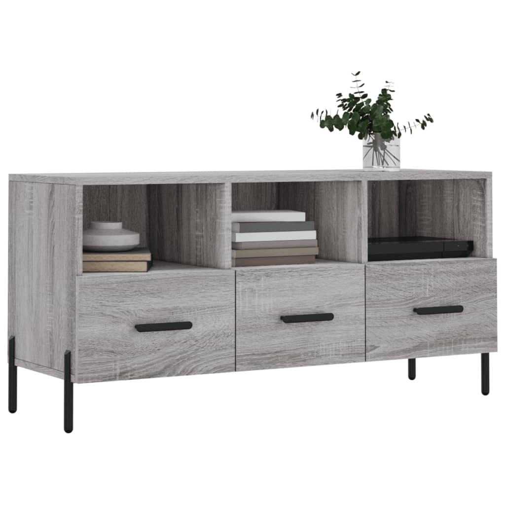 vidaXL Dulap TV, gri sonoma, 102x36x50 cm, lemn prelucrat