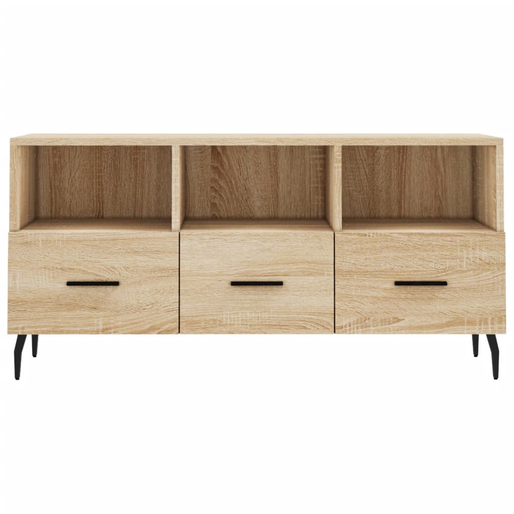 vidaXL Dulap TV stejar sonoma, 102x36x50 cm, lemn prelucrat