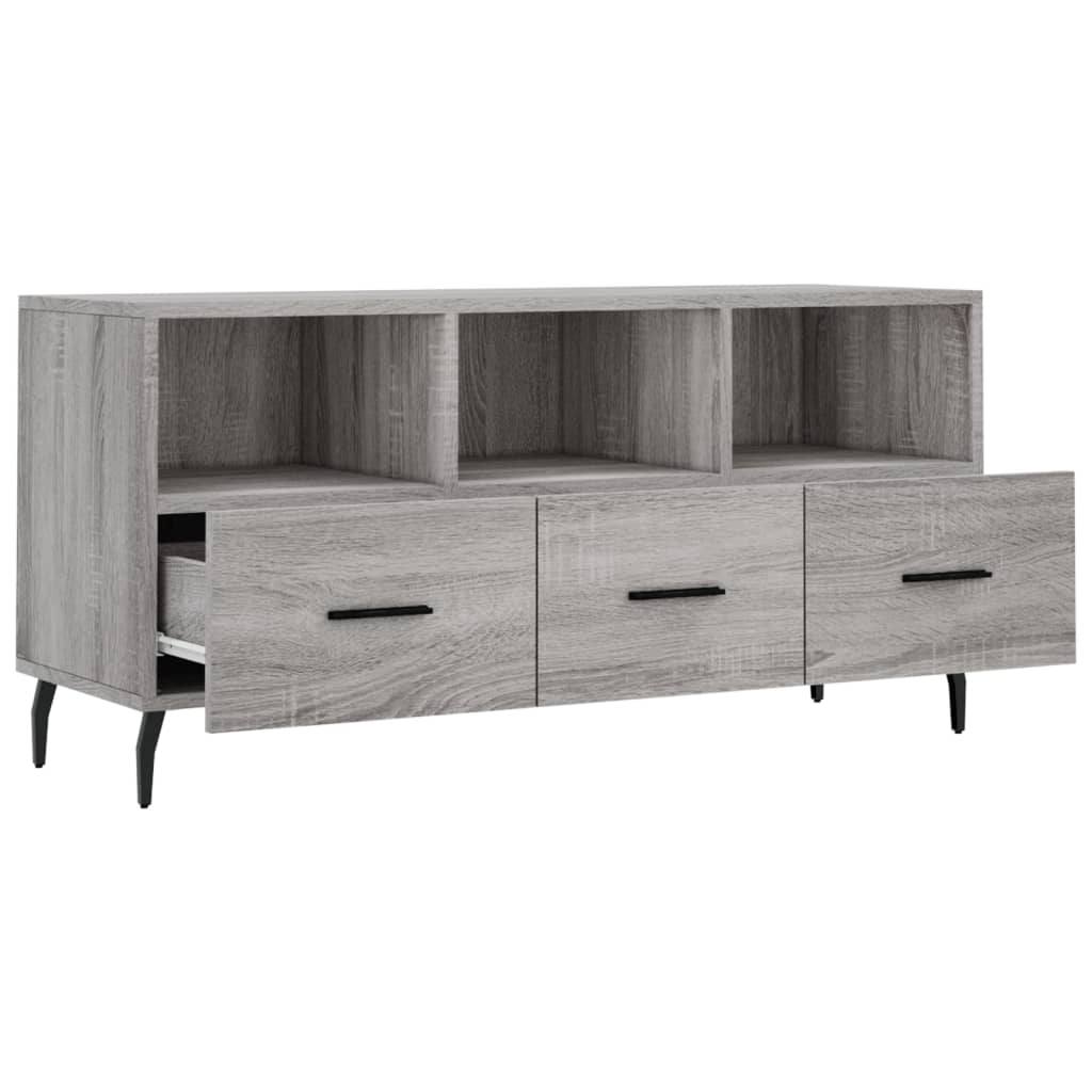 vidaXL Dulap TV, gri sonoma, 102x36x50 cm, lemn prelucrat
