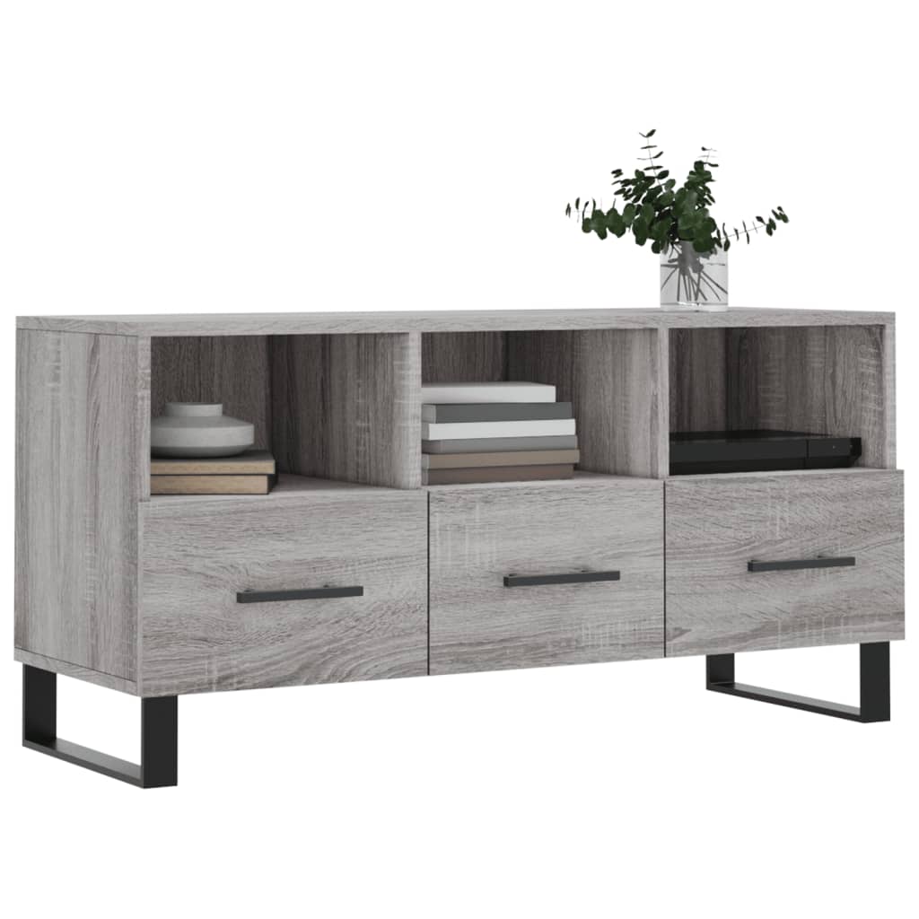 vidaXL Dulap TV, gri sonoma, 102x36x50 cm, lemn prelucrat