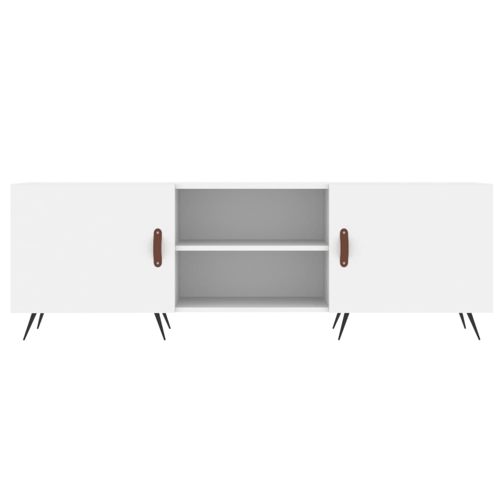 vidaXL Comodă TV, alb, 150x30x50 cm, lemn compozit