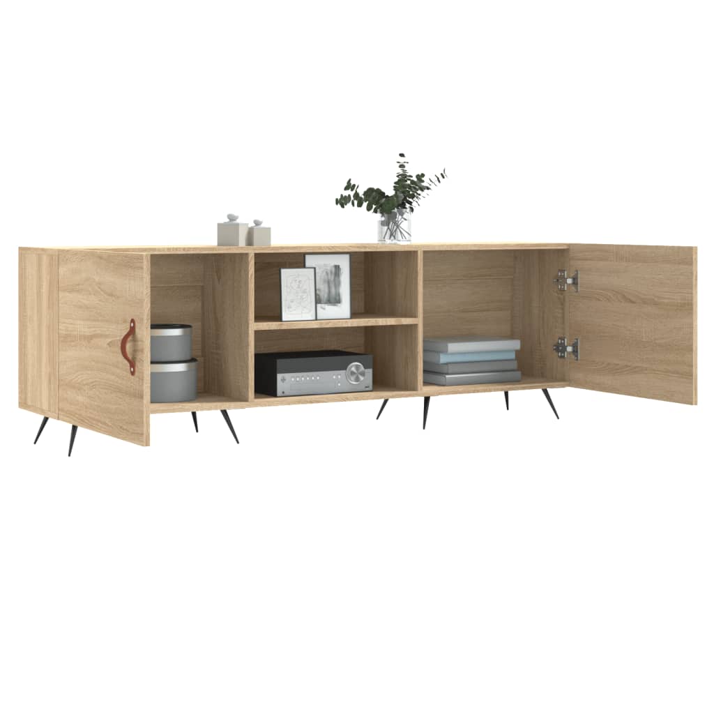 vidaXL Comodă TV, stejar sonoma, 150x30x50 cm, lemn compozit vidaXL Comodă TV, stejar sonoma, 150x30x50 cm, lemn compozit