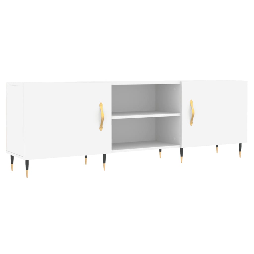 vidaXL Comodă TV, alb, 150x30x50 cm, lemn compozit vidaXL Comodă TV, alb, 150x30x50 cm, lemn compozit