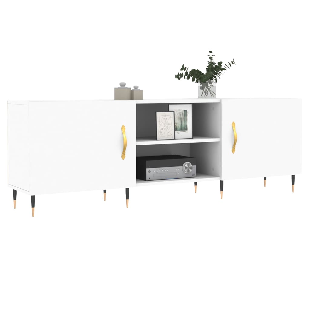 vidaXL Comodă TV, alb, 150x30x50 cm, lemn compozit vidaXL Comodă TV, alb, 150x30x50 cm, lemn compozit