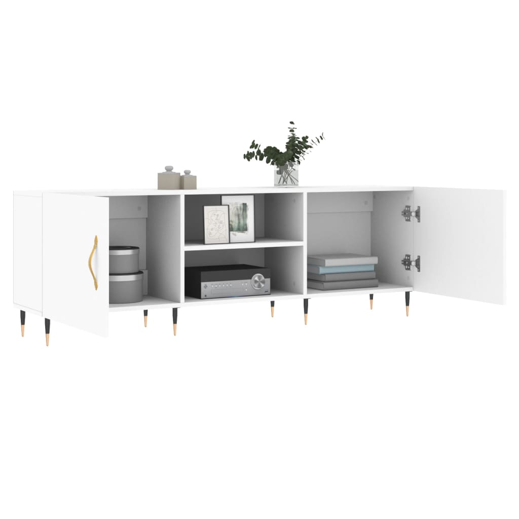vidaXL Comodă TV, alb, 150x30x50 cm, lemn compozit vidaXL Comodă TV, alb, 150x30x50 cm, lemn compozit