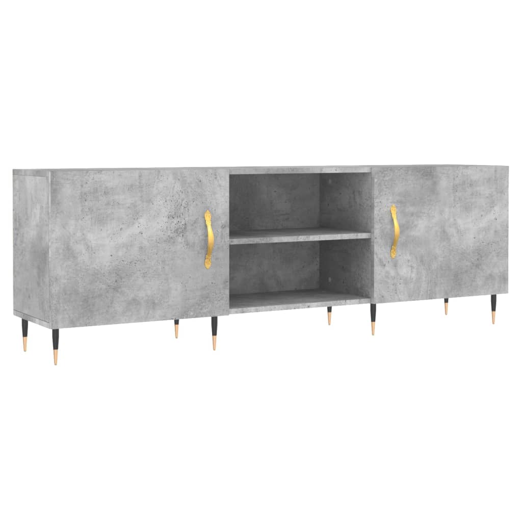 vidaXL Comodă TV, gri beton, 150x30x50 cm, lemn compozit vidaXL Comodă TV, gri beton, 150x30x50 cm, lemn compozit