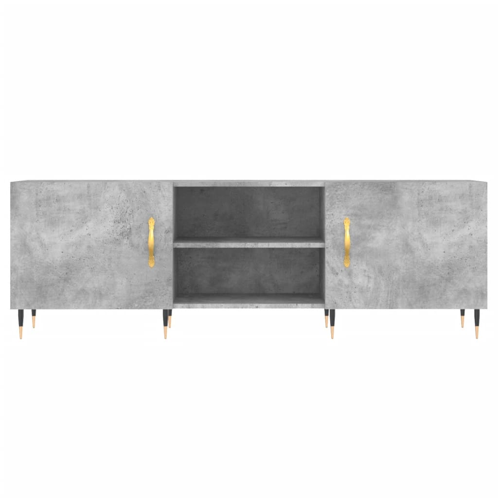 vidaXL Comodă TV, gri beton, 150x30x50 cm, lemn compozit vidaXL Comodă TV, gri beton, 150x30x50 cm, lemn compozit