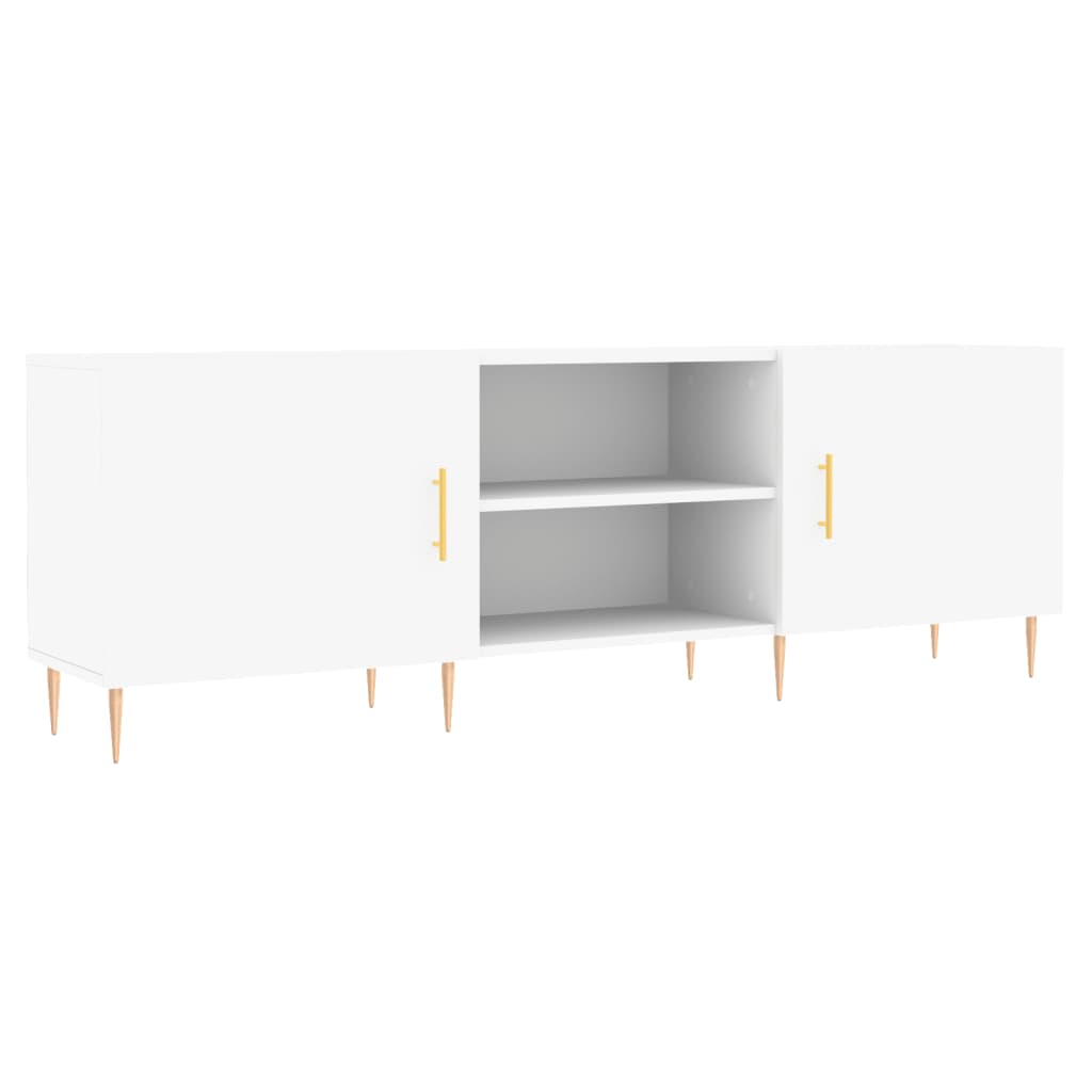 vidaXL Comodă TV, alb, 150x30x50 cm, lemn compozit vidaXL Comodă TV, alb, 150x30x50 cm, lemn compozit