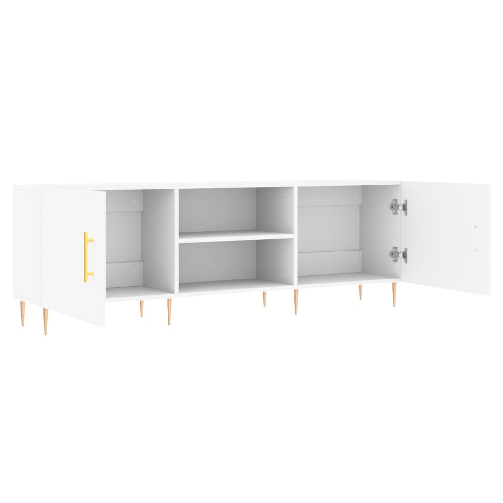vidaXL Comodă TV, alb, 150x30x50 cm, lemn compozit vidaXL Comodă TV, alb, 150x30x50 cm, lemn compozit