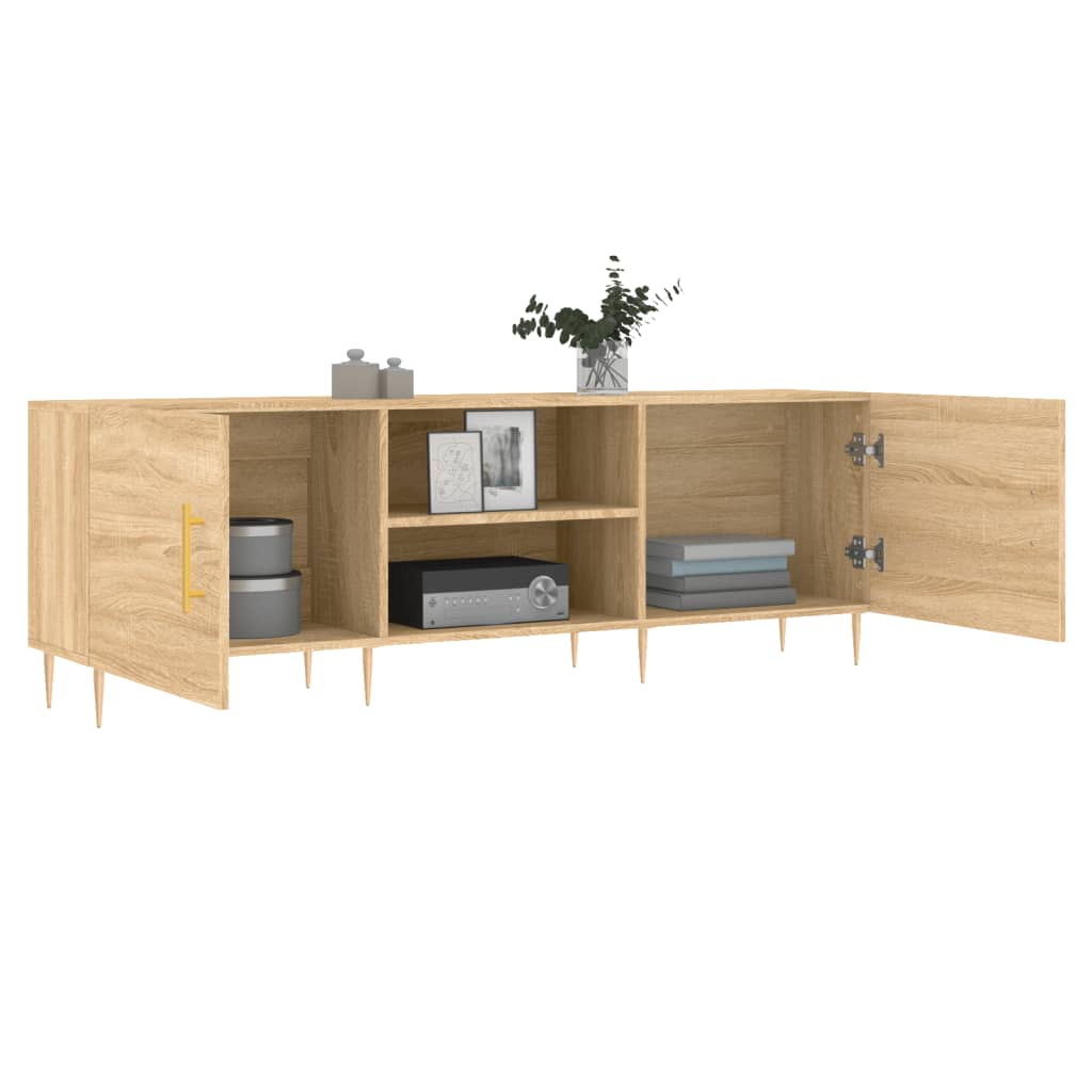 vidaXL Comodă TV, stejar sonoma, 150x30x50 cm, lemn compozit vidaXL Comodă TV, stejar sonoma, 150x30x50 cm, lemn compozit