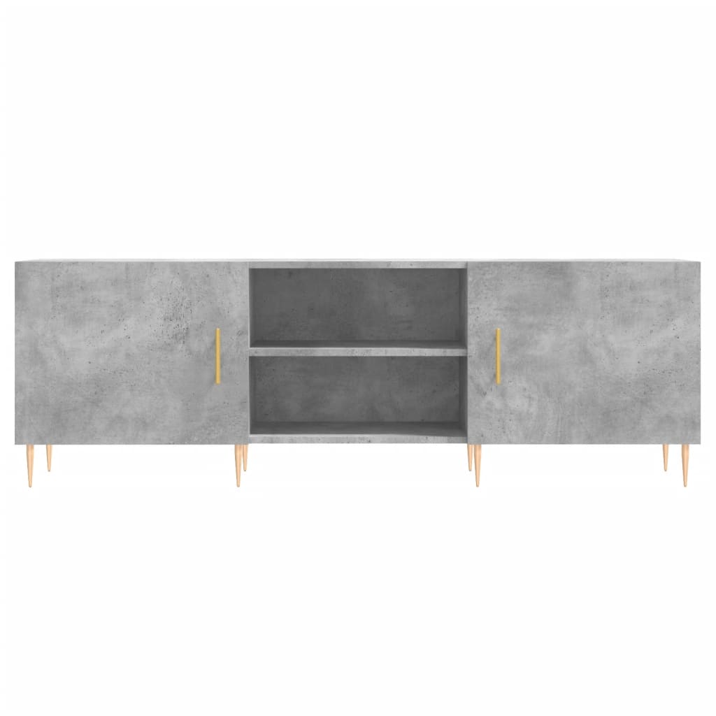 vidaXL Comodă TV, gri beton, 150x30x50 cm, lemn compozit vidaXL Comodă TV, gri beton, 150x30x50 cm, lemn compozit