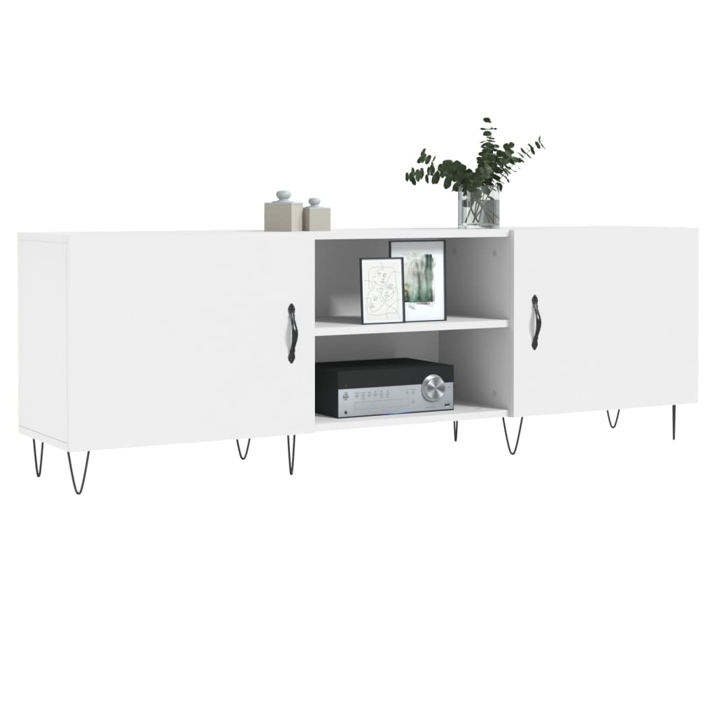 vidaXL Comodă TV, alb, 150x30x50 cm, lemn compozit vidaXL Comodă TV, alb, 150x30x50 cm, lemn compozit