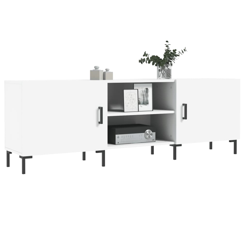 vidaXL Comodă TV, alb, 150x30x50 cm, lemn compozit vidaXL Comodă TV, alb, 150x30x50 cm, lemn compozit