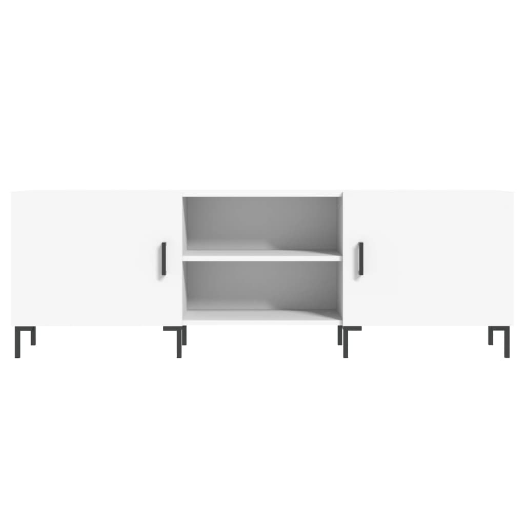 vidaXL Comodă TV, alb, 150x30x50 cm, lemn compozit vidaXL Comodă TV, alb, 150x30x50 cm, lemn compozit