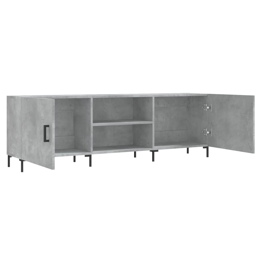 vidaXL Comodă TV, gri beton, 150x30x50 cm, lemn compozit vidaXL Comodă TV, gri beton, 150x30x50 cm, lemn compozit