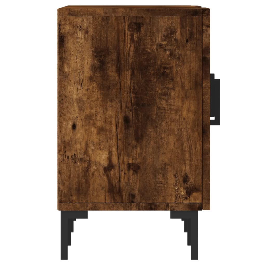vidaXL Comodă TV, stejar fumuriu, 150x30x50 cm, lemn compozit