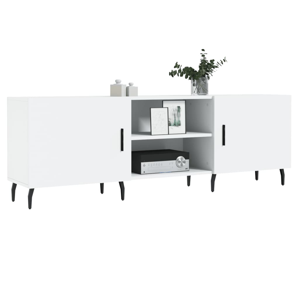 vidaXL Comodă TV, alb, 150x30x50 cm, lemn compozit vidaXL Comodă TV, alb, 150x30x50 cm, lemn compozit