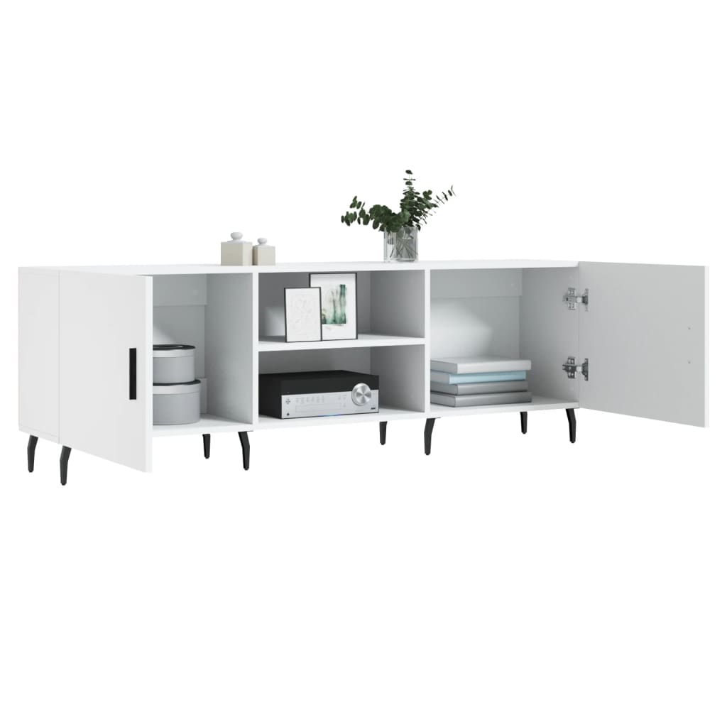 vidaXL Comodă TV, alb, 150x30x50 cm, lemn compozit vidaXL Comodă TV, alb, 150x30x50 cm, lemn compozit