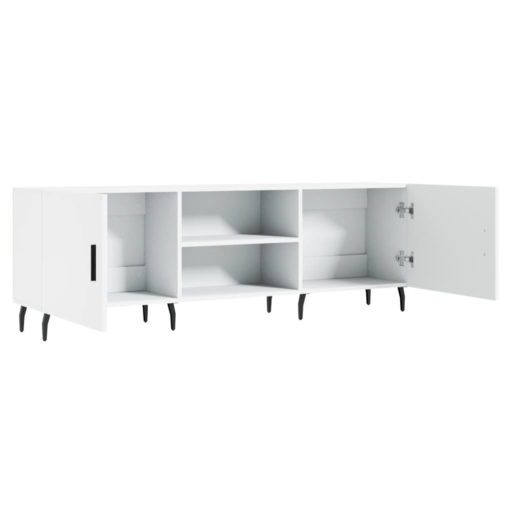 vidaXL Comodă TV, alb, 150x30x50 cm, lemn compozit vidaXL Comodă TV, alb, 150x30x50 cm, lemn compozit