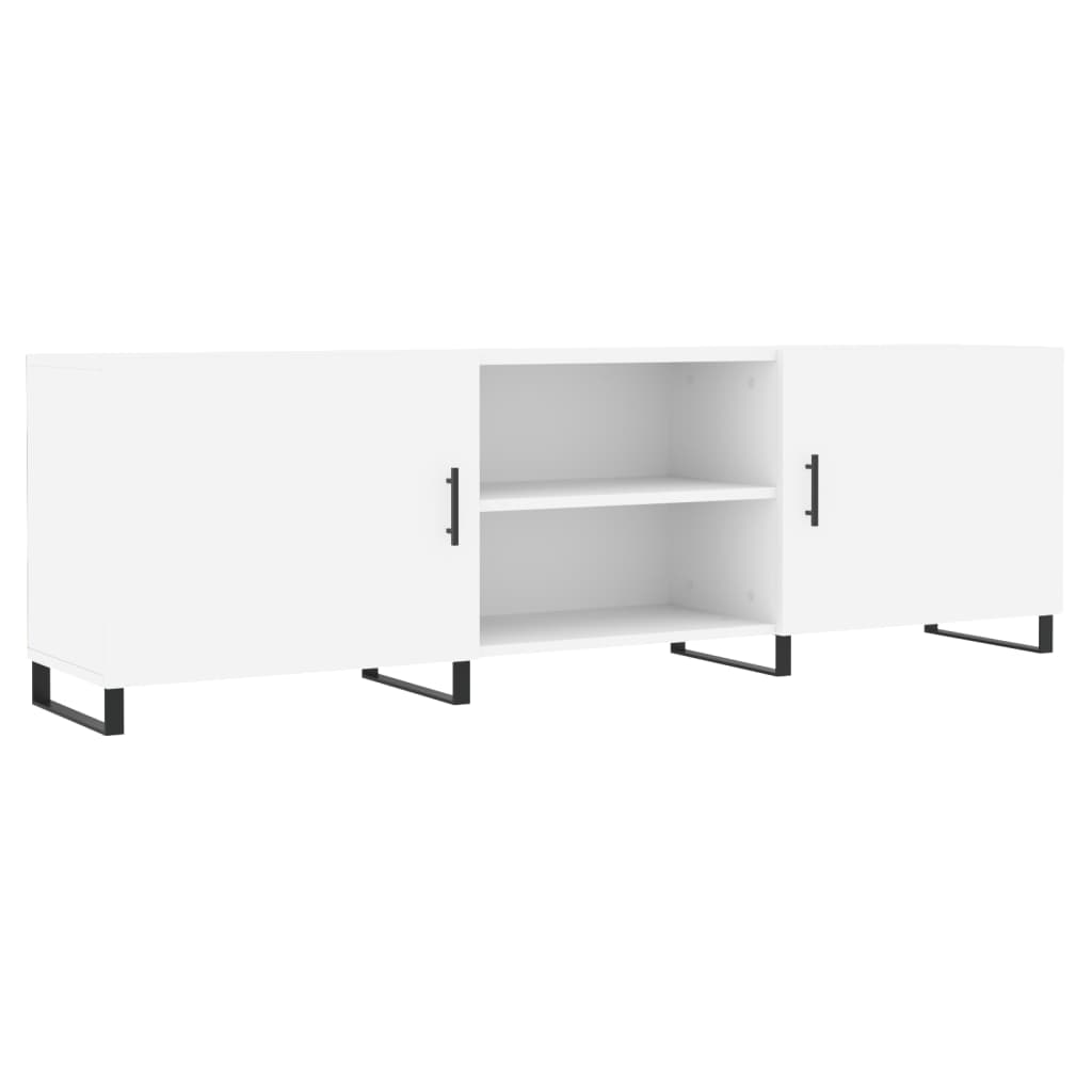 vidaXL Comodă TV, alb, 150x30x50 cm, lemn compozit vidaXL Comodă TV, alb, 150x30x50 cm, lemn compozit