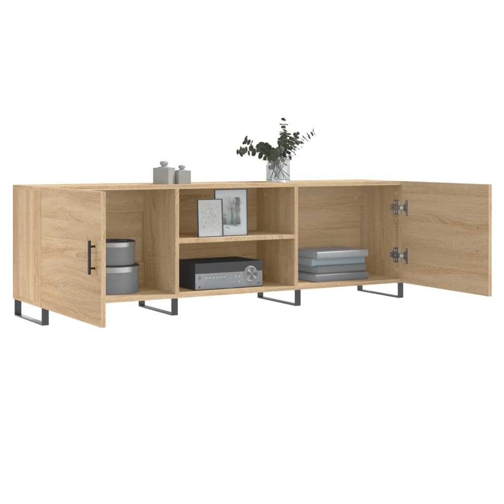 vidaXL Comodă TV, stejar sonoma, 150x30x50 cm, lemn compozit vidaXL Comodă TV, stejar sonoma, 150x30x50 cm, lemn compozit