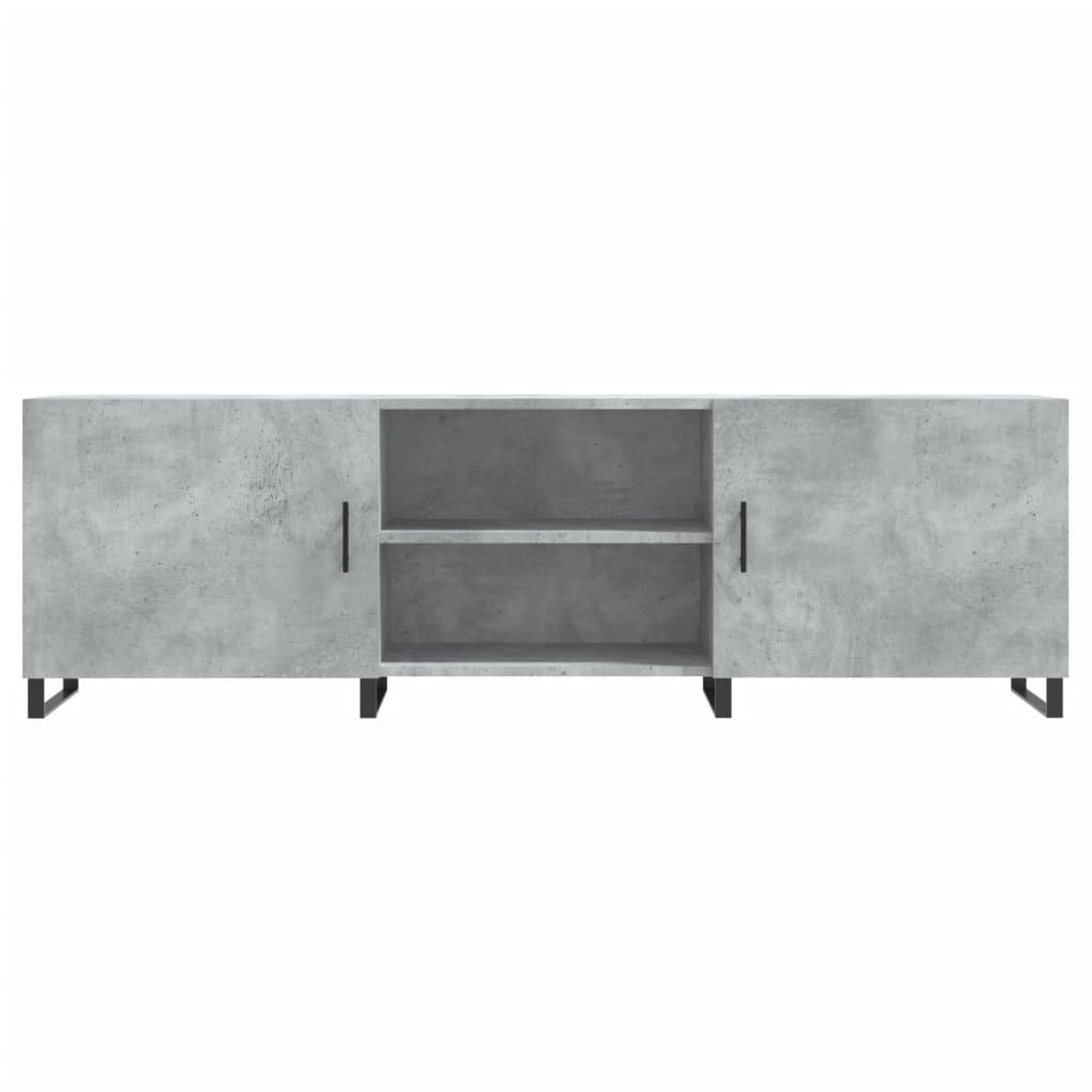 vidaXL Comodă TV, gri beton, 150x30x50 cm, lemn compozit vidaXL Comodă TV, gri beton, 150x30x50 cm, lemn compozit