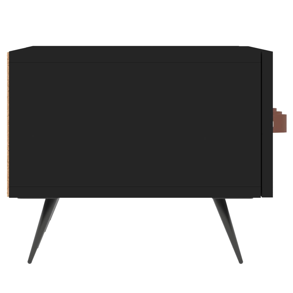 vidaXL Dulap TV, negru, 150x36x30 cm, lemn prelucrat